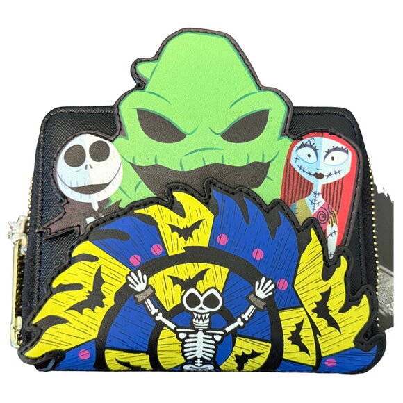 Loungefly The Nightmare Before Christmas 30th Anniversary Disney Wallet - New - Picture 1 of 9